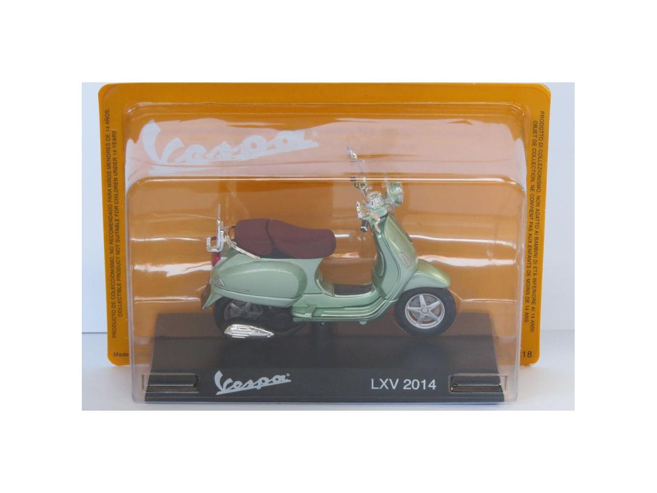 Vespa LXV 2014 green - 1:18 Scale Diecast Model Scooter-Unbranded-Diecast Model Centre