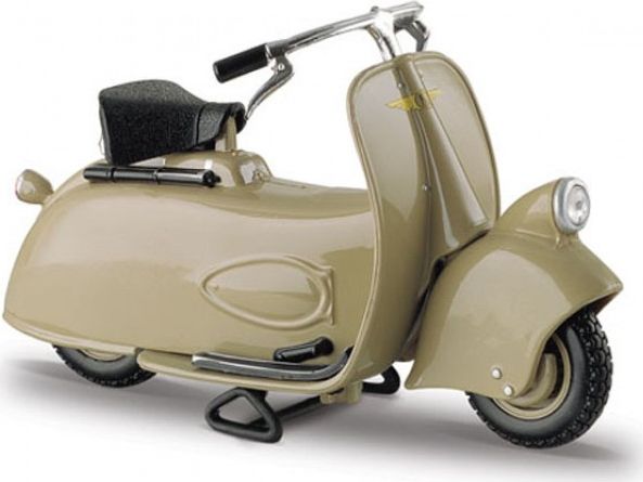 Vespa MP5 Paperino 1945 Green 1:18 Scale Maisto Diecast Model-Maisto-Diecast Model Centre