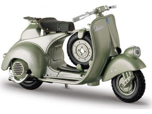 Vespa Sport 6 Giorni 1952 Green 1:18 Scale Maisto Diecast Model-Maisto-Diecast Model Centre