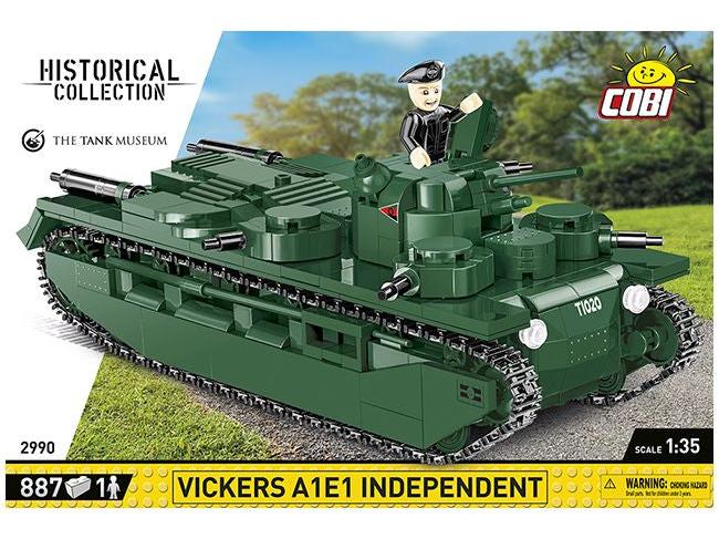 Vickers A1E1 Independent Great War (886 pcs) Cobi Brick Build Kit-Cobi-Diecast Model Centre