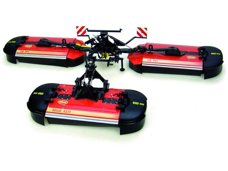 Vicon Solid 431F+cm909 Front and Rear Mowers 1:32 Scale Universal Hobbies Diecast Model-Universal Hobbies-Diecast Model Centre