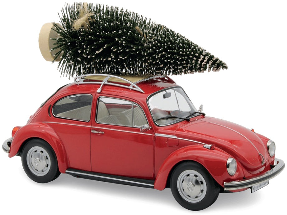 Volkswagen 1303 Red Merry Christmas 1973 1:18 Scale Diecast Model Car – Norev-Norev-Diecast Model Centre