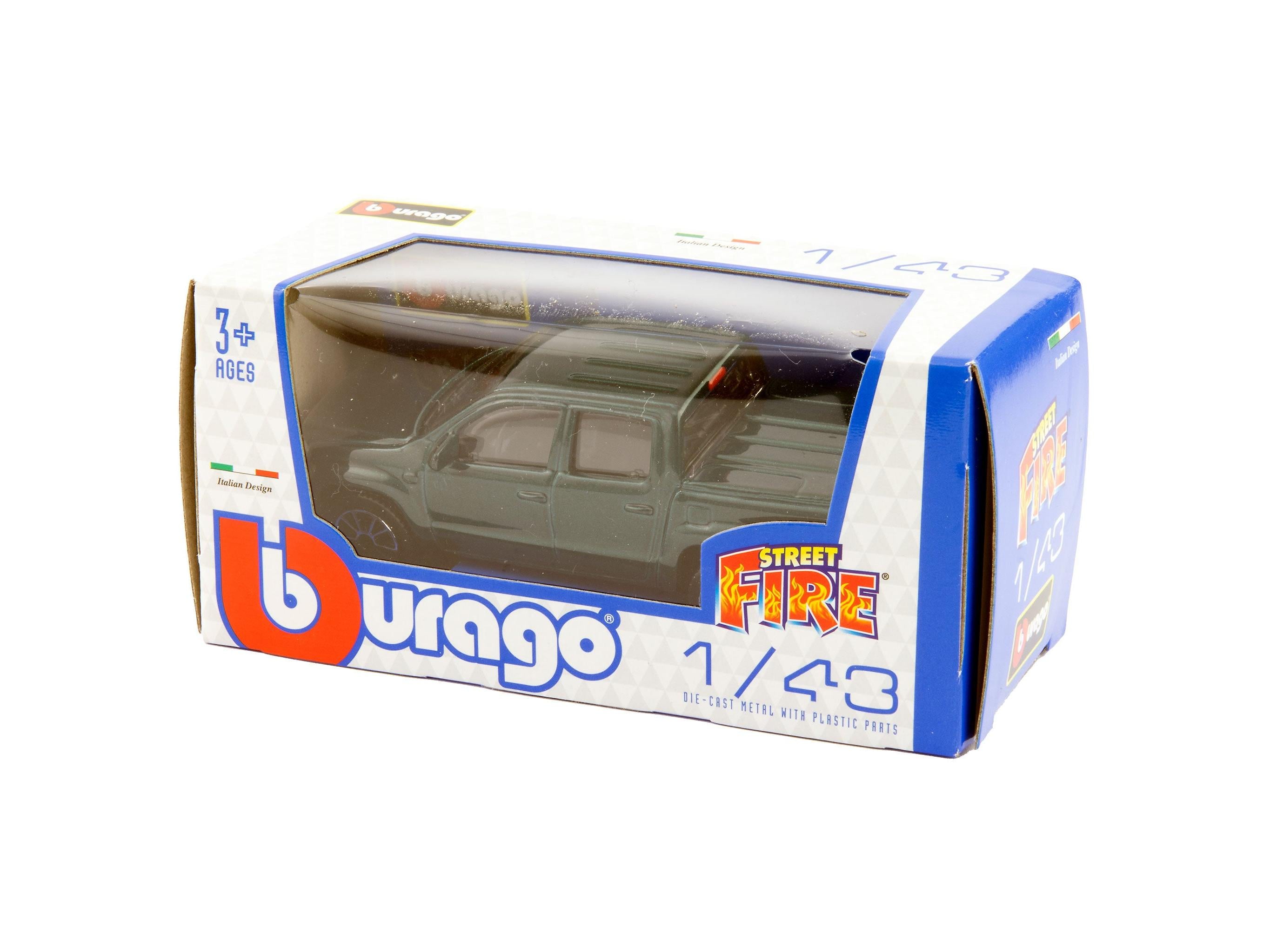 Volkswagen Amarok 2011 Green 1:43 Scale Bburago Diecast Toy Car-Bburago-Diecast Model Centre