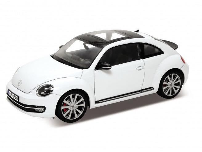 Volkswagen Beetle 2012 White 1:24 Scale Welly Diecast Model-Welly-Diecast Model Centre