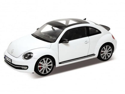 Volkswagen Beetle 2012 White 1:24 Scale Welly Diecast Model-Welly-Diecast Model Centre