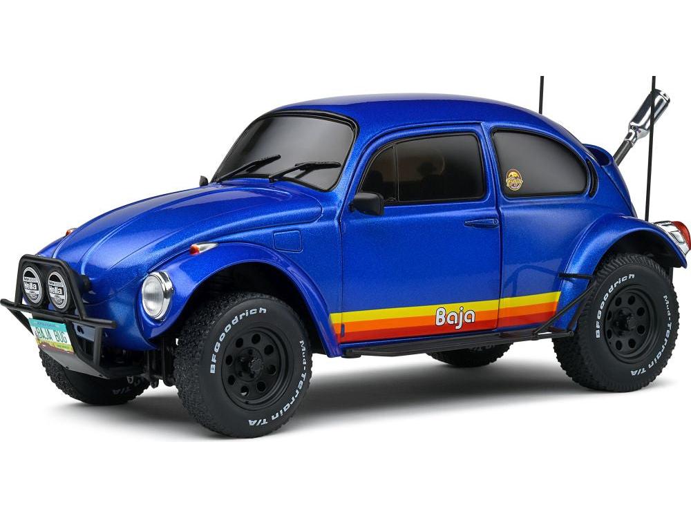 Volkswagen Beetle Baja 1975 Metallic Blue 1:18 Scale Solido Diecast Model-Solido-Diecast Model Centre