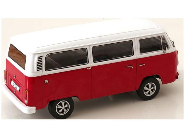 Volkswagen Bus T2b Bus Red/White 1972 w/Fuchs Rims 1:18 Scale KK Scale Diecast Model-KK Scale-Diecast Model Centre