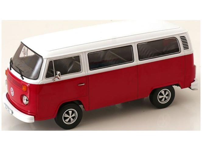 Volkswagen Bus T2b Bus Red/White 1972 w/Fuchs Rims 1:18 Scale KK Scale Diecast Model-KK Scale-Diecast Model Centre