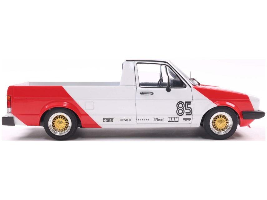 Volkswagen Caddy Mk1 M Racing Tribute Bi-Colour 1982 1:18 Scale Solido Diecast Model Pickup-Solido-Diecast Model Centre