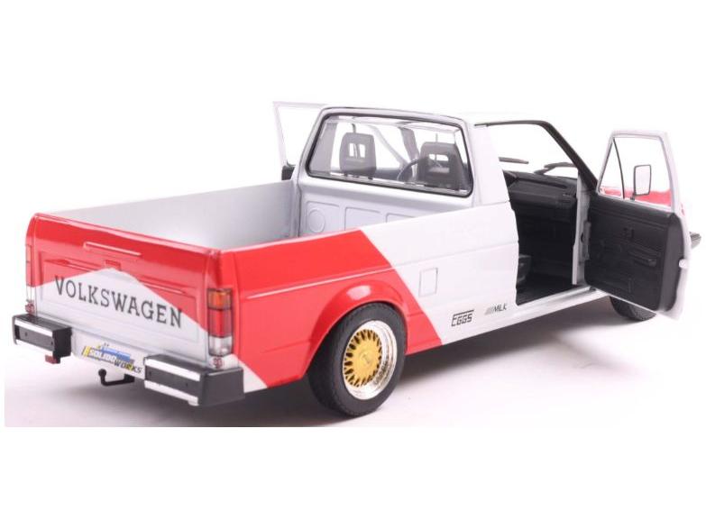 Volkswagen Caddy Mk1 M Racing Tribute Bi-Colour 1982 1:18 Scale Solido Diecast Model Pickup-Solido-Diecast Model Centre