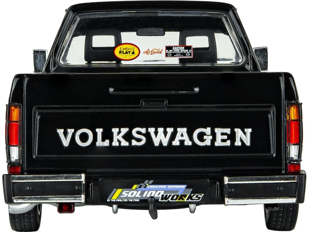Volkswagen Caddy Mk1 Solido Works Black 1982 1:18 Scale Diecast Car – Solido-Solido-Diecast Model Centre