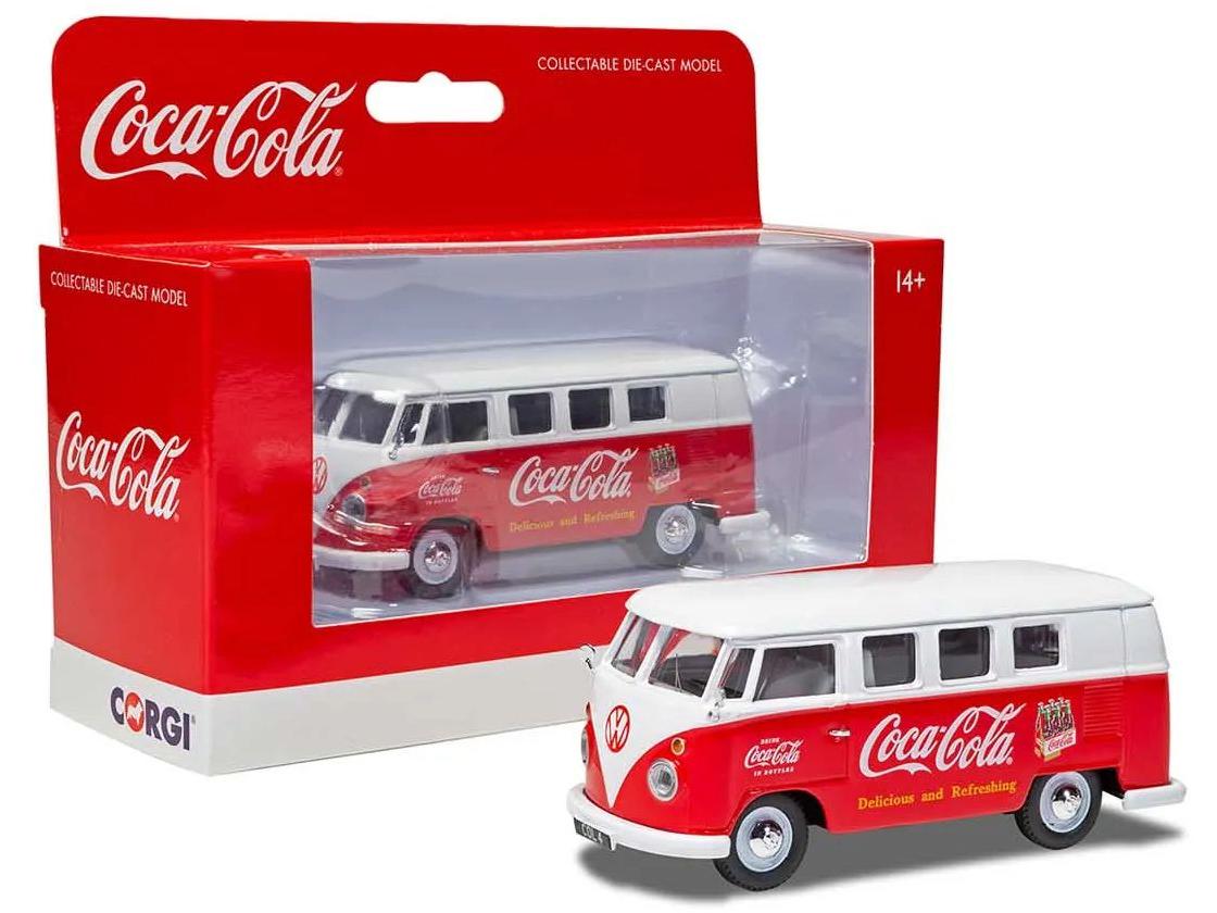 Volkswagen Camper Coca Cola Early 1960's 1:43 Scale Corgi Diecast Model-Corgi-Diecast Model Centre