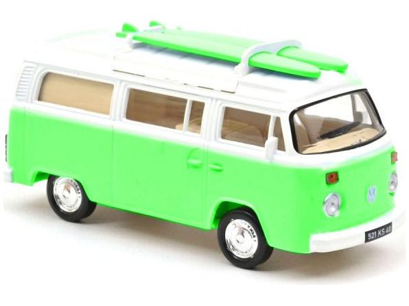 Volkswagen Combi T2b Camper Van Green 1993 1:43 Scale Norev Diecast Model Car-Norev-Diecast Model Centre