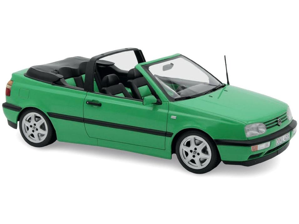 Volkswagen Golf Cabriolet Salsa Green 1995 1:18 Scale Diecast Model Car – Norev-Norev-Diecast Model Centre