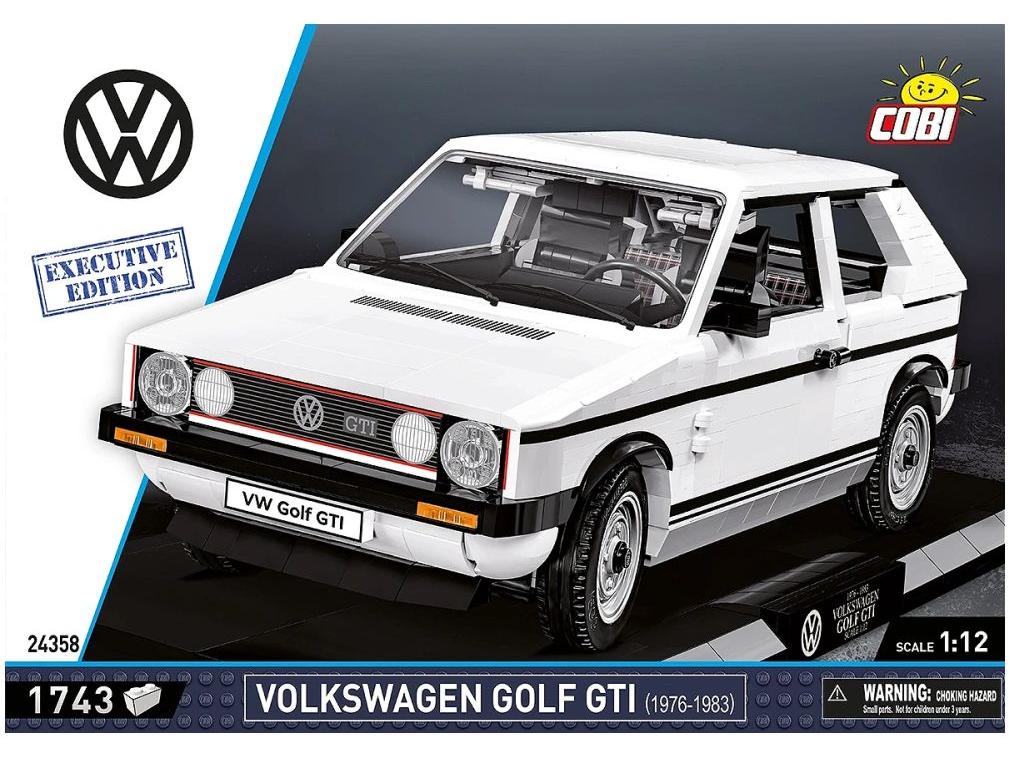 Volkswagen Golf GTI 1976-83 1710 Executive Edition Cobi Brick Build Kit-Cobi-Diecast Model Centre