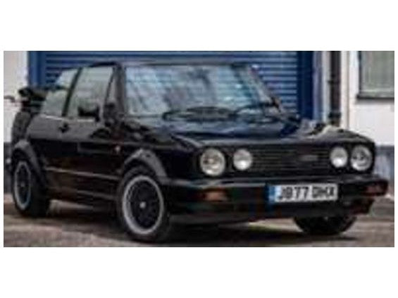 Volkswagen Golf Mk1 Convertible Sportline 1992 black - 1:43 Scale Model Car-Solido-Diecast Model Centre