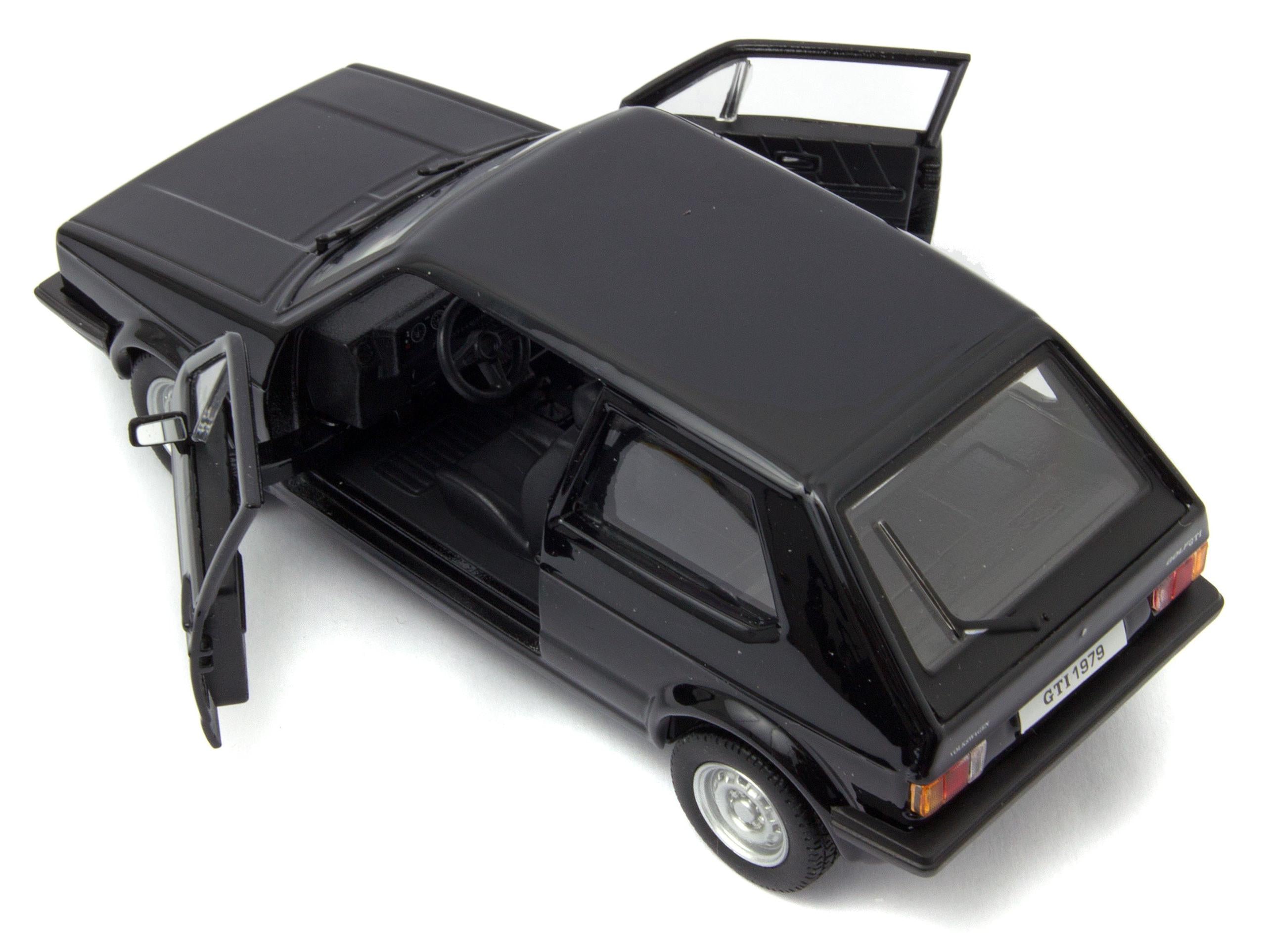 Volkswagen Golf Mk1 GTi 1979 Black 1:24 Scale Bburago Diecast Model-Bburago-Diecast Model Centre