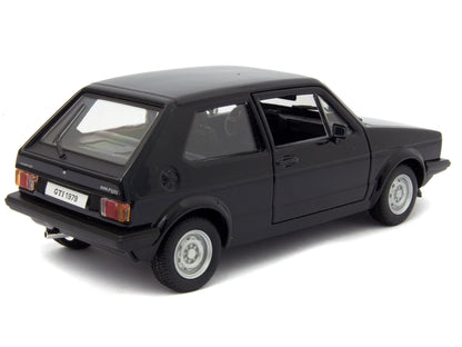Volkswagen Golf Mk1 GTi 1979 Black 1:24 Scale Bburago Diecast Model-Bburago-Diecast Model Centre