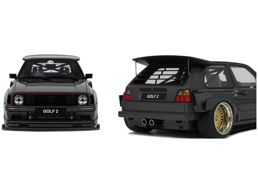 Volkswagen Golf Mk2 GTi By Khyzyl Sallem Ascot Grey Metallic 2021 1:18 Scale OttOmobile Resin Model Car-OttOmobile-Diecast Model Centre