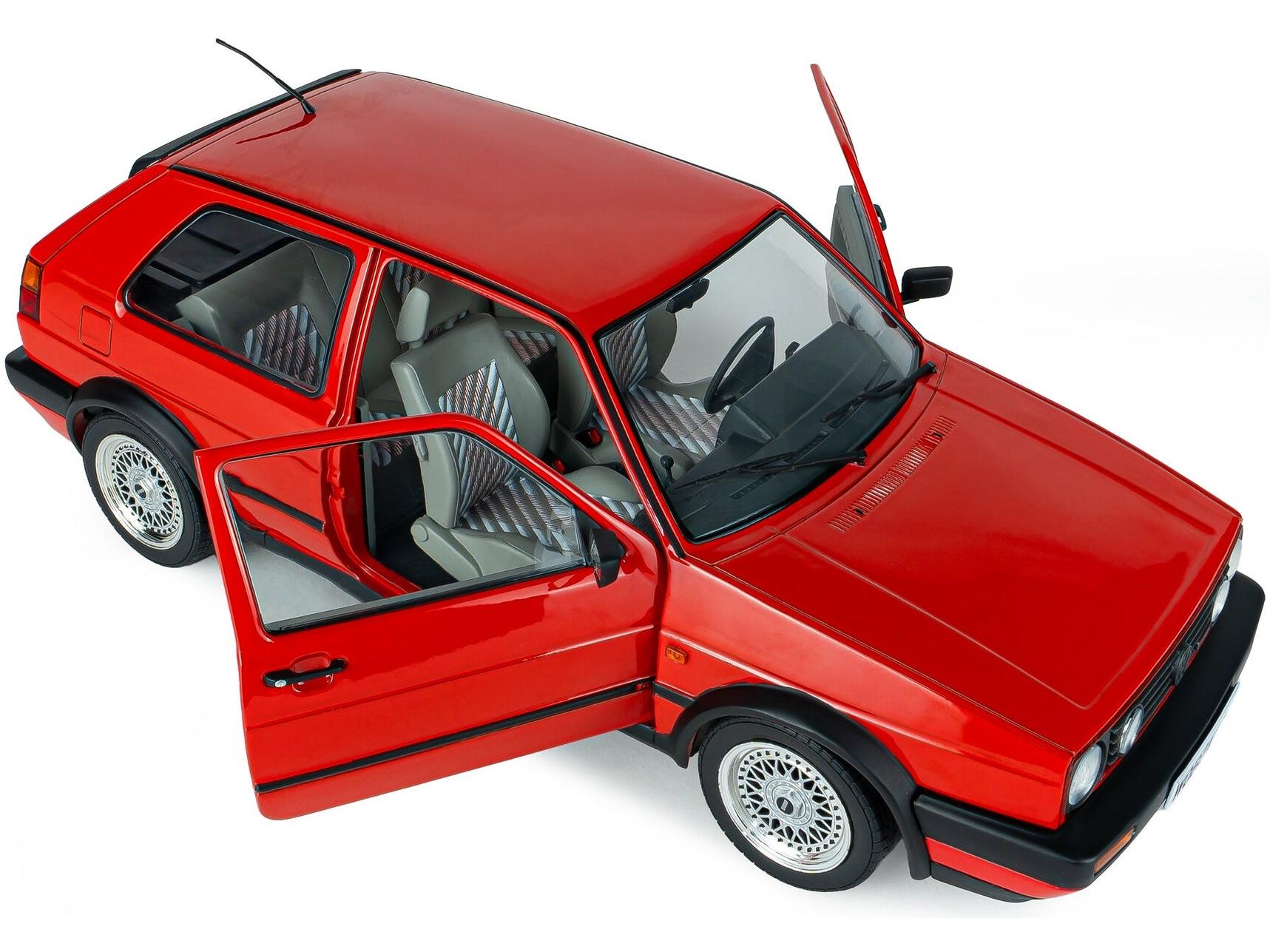 Volkswagen Golf Mk2 GTi G60 Mars Red 1989 1:18 Scale Diecast Model Car – Solido-Solido-Diecast Model Centre