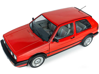Volkswagen Golf Mk2 GTi G60 Mars Red 1989 1:18 Scale Diecast Model Car – Solido-Solido-Diecast Model Centre