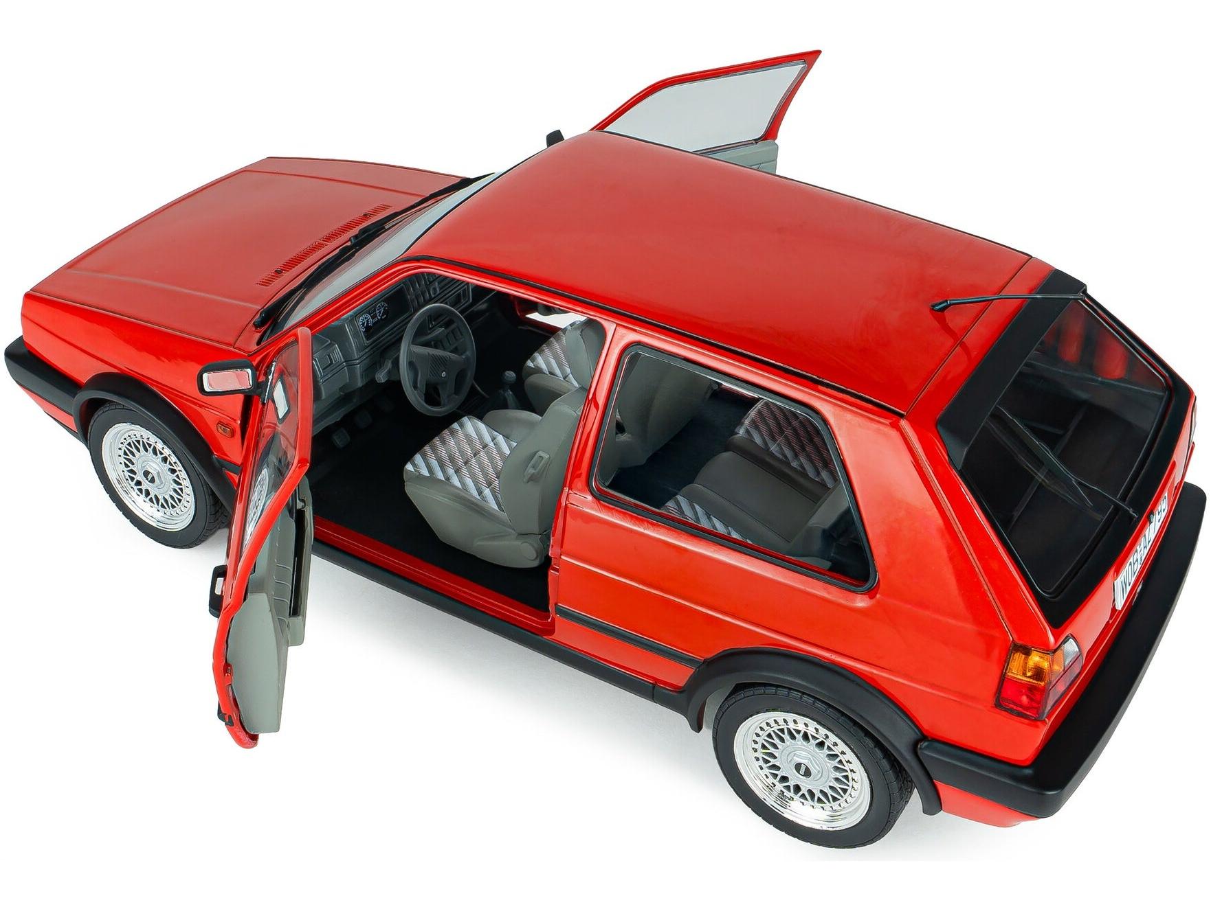 Volkswagen Golf Mk2 GTi G60 Mars Red 1989 1:18 Scale Diecast Model Car – Solido-Solido-Diecast Model Centre