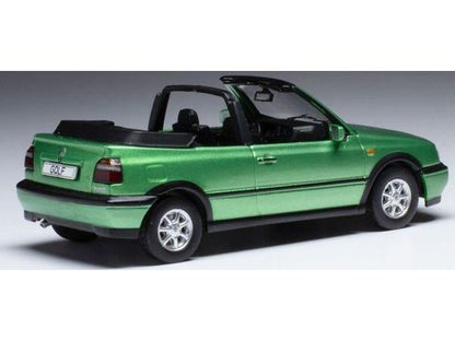 Volkswagen Golf Mk3 Cabriolet Metallic Green 1993 1:43 Scale IXO Diecast Model Car-IXO-Diecast Model Centre