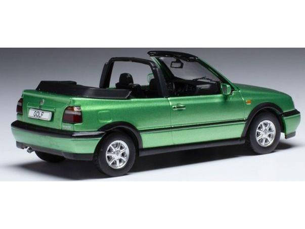 Volkswagen Golf Mk3 Cabriolet Metallic Green 1993 1:43 Scale IXO Diecast Model Car-IXO-Diecast Model Centre