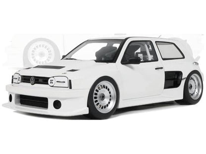 Volkswagen Golf Mk3 Khyzyl Saleem White 2024 1:18 Scale OttOmobile Resin Replica-OttOmobile-Diecast Model Centre