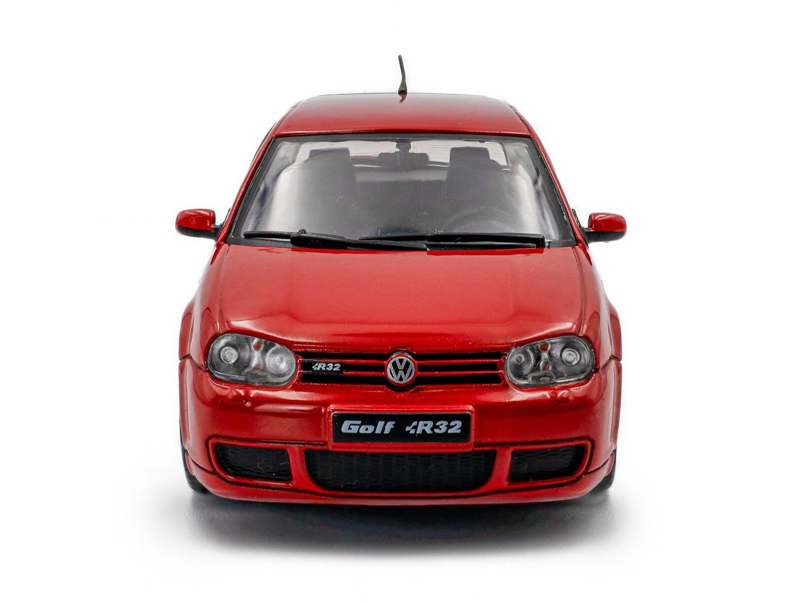 Volkswagen Golf Mk4 R32 2003 Toronto Red 1:43 Scale Solido Diecast Model-Solido-Diecast Model Centre