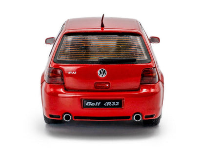 Volkswagen Golf Mk4 R32 2003 Toronto Red 1:43 Scale Solido Diecast Model-Solido-Diecast Model Centre