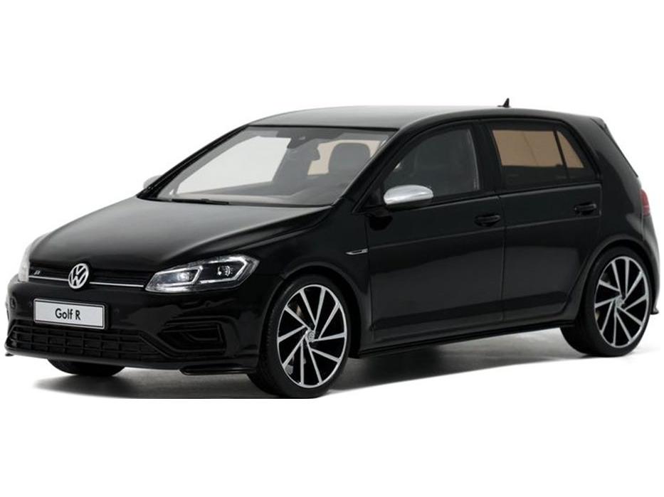 Volkswagen Golf Mk7 R 5 Doors 2017 Black 1:18 Scale OttOmobile Resin Model-OttOmobile-Diecast Model Centre