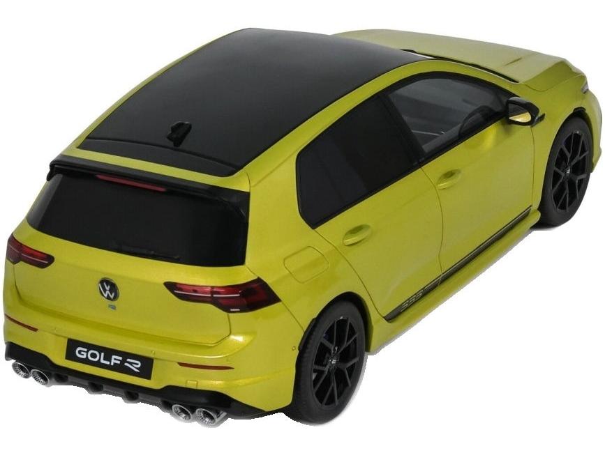 Volkswagen Golf Mk8 R 333 Limited Edition Lime Yellow Metallic 2023 1:18 Scale Resin Car – OttOmobile-OttOmobile-Diecast Model Centre