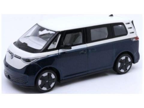 Volkswagen ID.BUZZ Blue/White (w/Windows) 1:24 Scale Welly Diecast Model Car-Welly-Diecast Model Centre