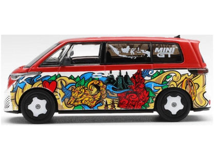 Volkswagen ID.BUZZ Mizu Design (RHD) 1:64 Scale MINI GT Model Car-MINI GT-Diecast Model Centre