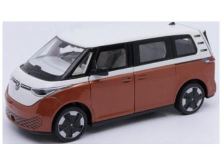 Volkswagen ID.BUZZ Orange/White (w/Windows) 1:24 Scale Welly Diecast Model Car-Welly-Diecast Model Centre