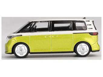 Volkswagen ID.Buzz Candy White/Pomelo Yellow (RHD) 1:64 Scale MINI GT Diecast Model Car-MINI GT-Diecast Model Centre