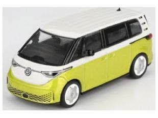 Volkswagen ID.Buzz Candy White/Pomelo Yellow (RHD) 1:64 Scale MINI GT Diecast Model Car-MINI GT-Diecast Model Centre