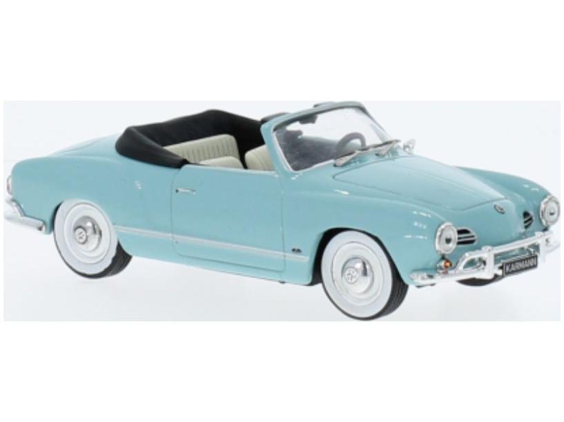 Volkswagen Karmann Ghia Light Blue 1955 1:43 Scale IXO Diecast Model Car-IXO-Diecast Model Centre