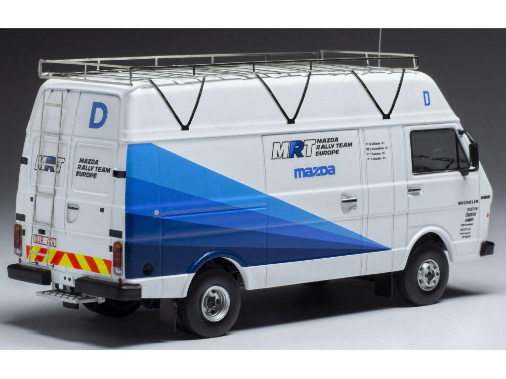 Volkswagen LT35 LWB Mazda Rally Team Europe Mazda 1989 Rally Assistance Van 1:43 Scale IXO Diecast Model Van-IXO-Diecast Model Centre