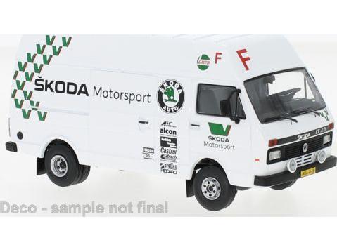 Volkswagen LT45 LWB Skoda Motorsport 1:43 Scale IXO Diecast Model Van-IXO-Diecast Model Centre