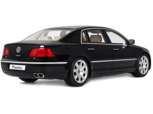 Volkswagen Phaeton 6.0 W12 Black L041 2005 1:18 Scale Resin Car – OttOmobile-OttOmobile-Diecast Model Centre