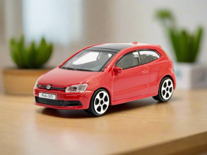 Volkswagen Polo GTi Mk5 Red 1:43 Scale Bburago Diecast Toy Car