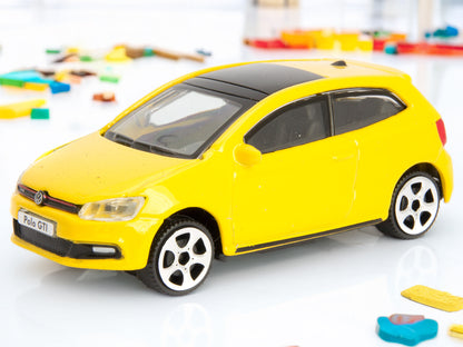 Volkswagen Polo GTi Mk5 yellow 1:43 Scale Toy Car