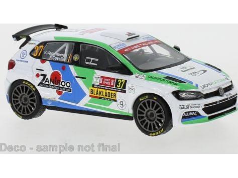 Volkswagen Polo GTi R5 #37 Rally Ypres 2021 V.Verschueren/F.Cuvelier 1:43 Scale IXO Diecast Model Car-IXO-Diecast Model Centre