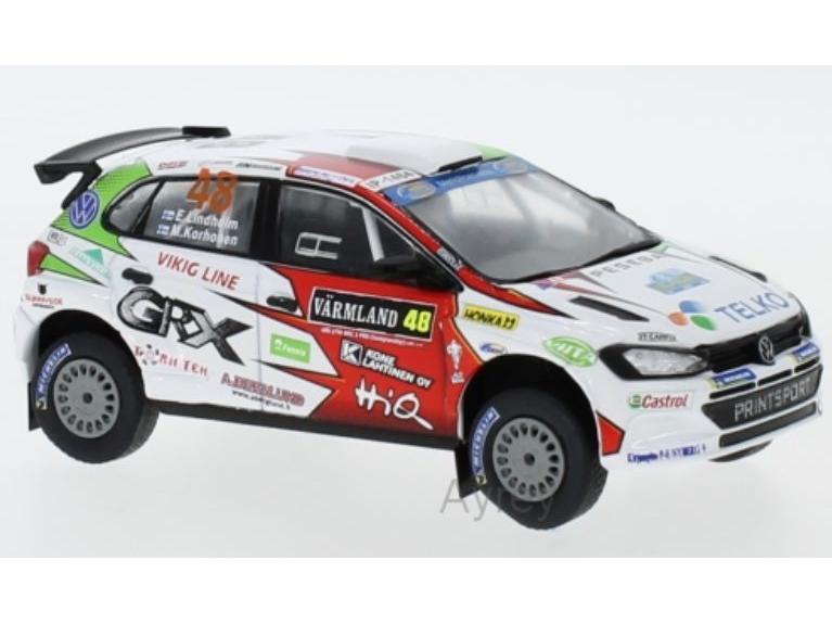 Volkswagen Polo GTi R5 #48 WRC Rallye Sweden 2019 M.Korhonen 1:43 Scale IXO Diecast Model Car-IXO-Diecast Model Centre
