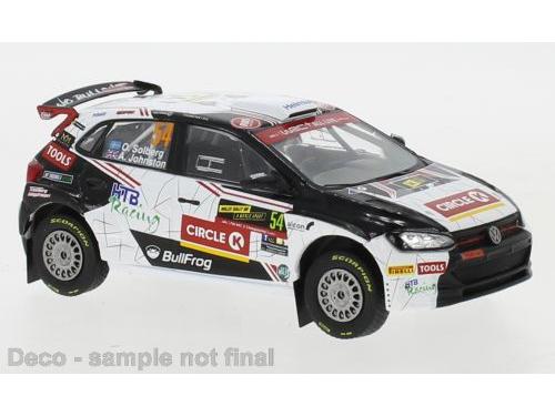 Volkswagen Polo GTi R5 #54 Rally Wales 2019 O.Solberg/A.Johnston 1:43 Scale IXO Diecast Model Car-IXO-Diecast Model Centre