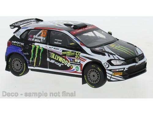 Volkswagen Polo GTi R5 #55 Rally Wales 2019 P.Solberg/P.Mills 1:43 Scale IXO Diecast Model Car-IXO-Diecast Model Centre