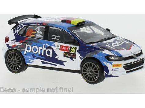 Volkswagen Polo GTi R5 #60 Rally Ypres 2021 F.Kreim/F.Christian 1:43 Scale IXO Diecast Model Car-IXO-Diecast Model Centre
