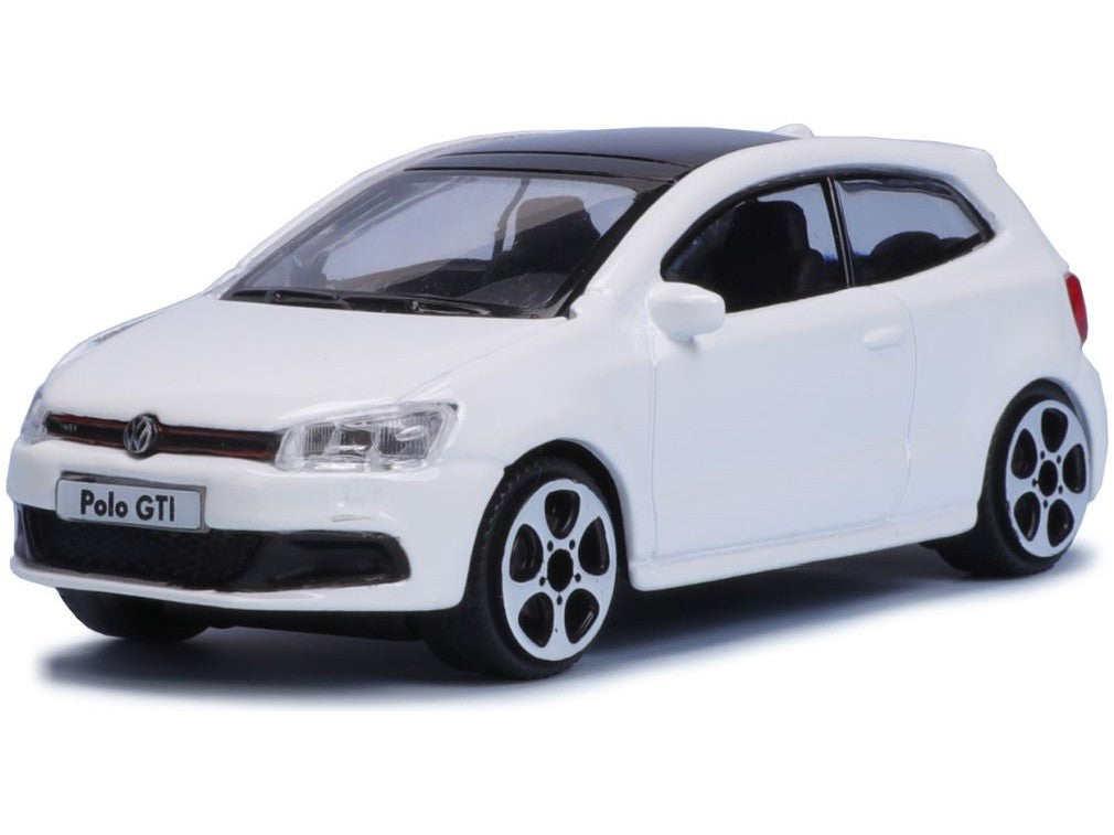 Volkswagen Polo Mk5 GTi white - 1:43 Scale Diecast Toy Car-Bburago-Diecast Model Centre